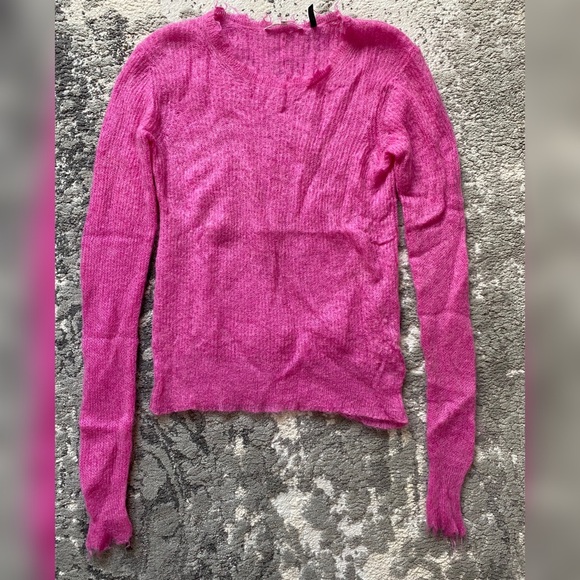 Helmut Lang Mohair Crew Neck Sweater - Picture 1 of 3